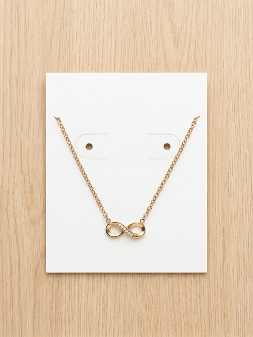Collier Infini Plaqué Or en Acier Inoxydable – Chic et Indémodable - A.F.V. Sud